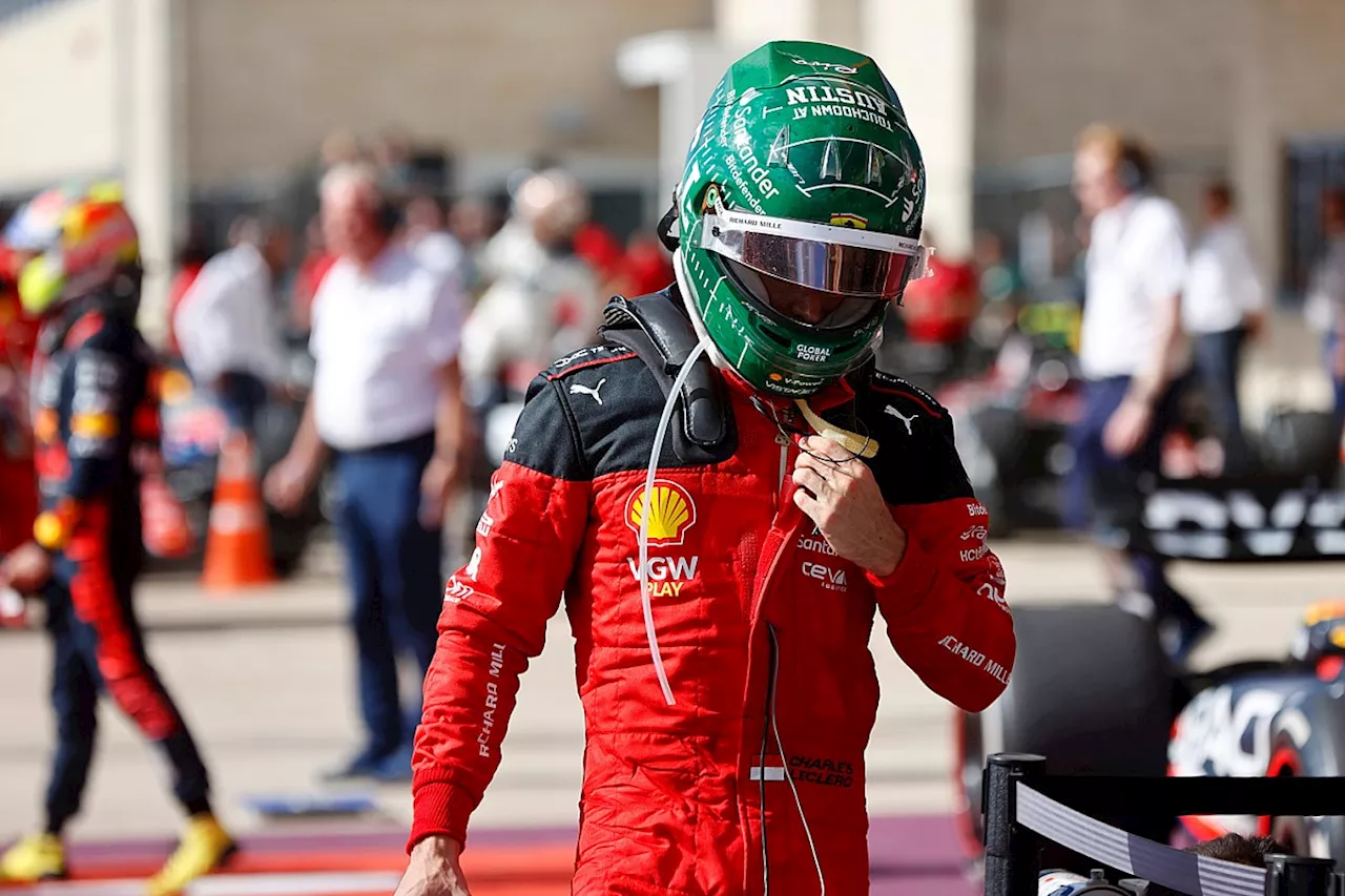 Leclerc: Austin F1 disqualification a 'complete surprise' for Ferrari