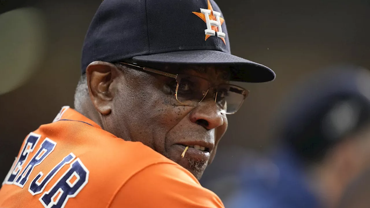 Dusty Baker tells newspaper he is retiring as manager of the Astros