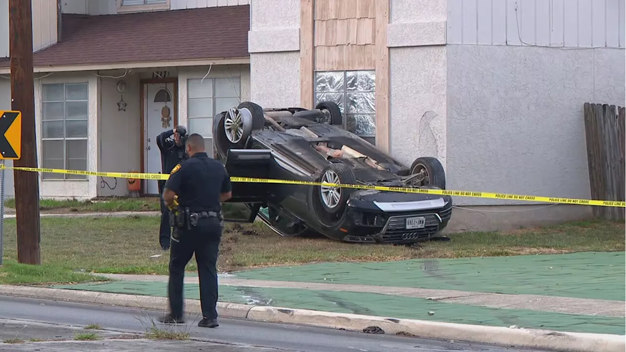 Juvenile joyride ends in chaos: Stolen car crashes into apartment building