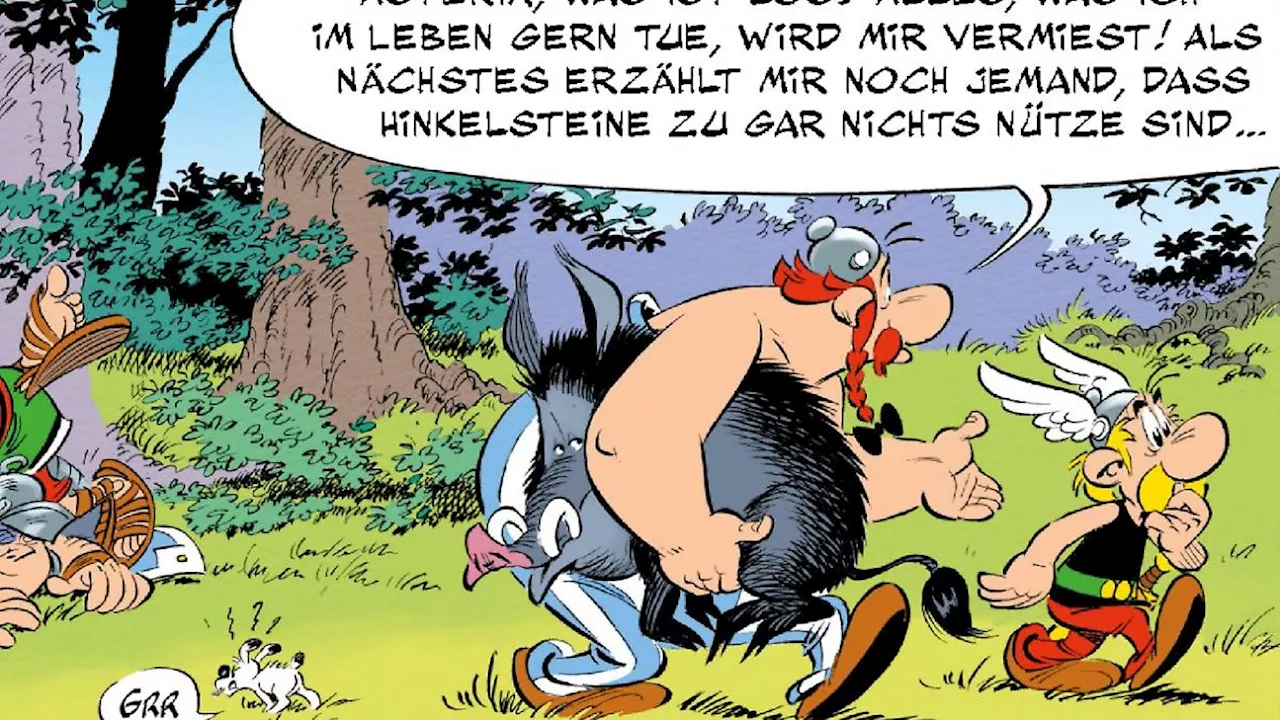 Blaue Veilchen und 'Weiße Iris': In Band 40 ist 'Asterix' so lustig wie lange nicht