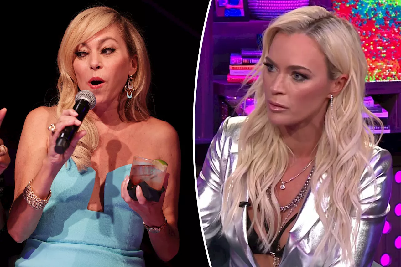 Sutton Stracke claps back after Teddi Mellencamp insinuates she's an alcoholic on 'WWHL'