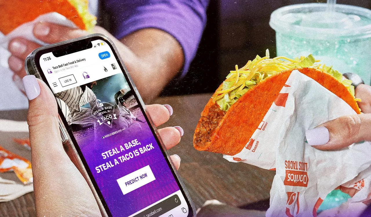 First player to steal a base in the World Series will win free tacos for Taco Bell rewards members