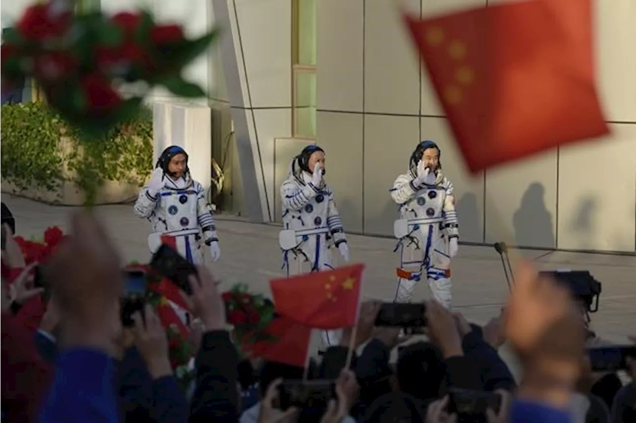 China sends its youngest-ever crew to space as it seeks to put astronauts on moon before 2030