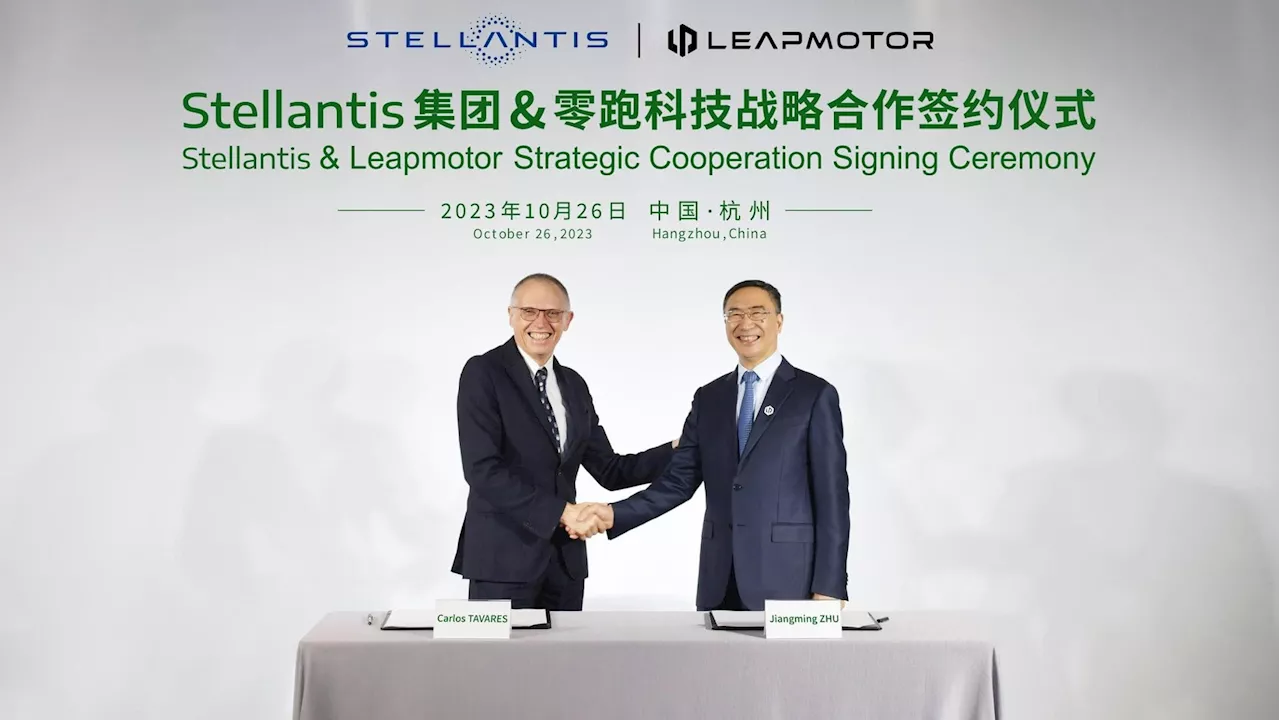 Stellantis in Cina accordo “elettrico” con Leapmotor