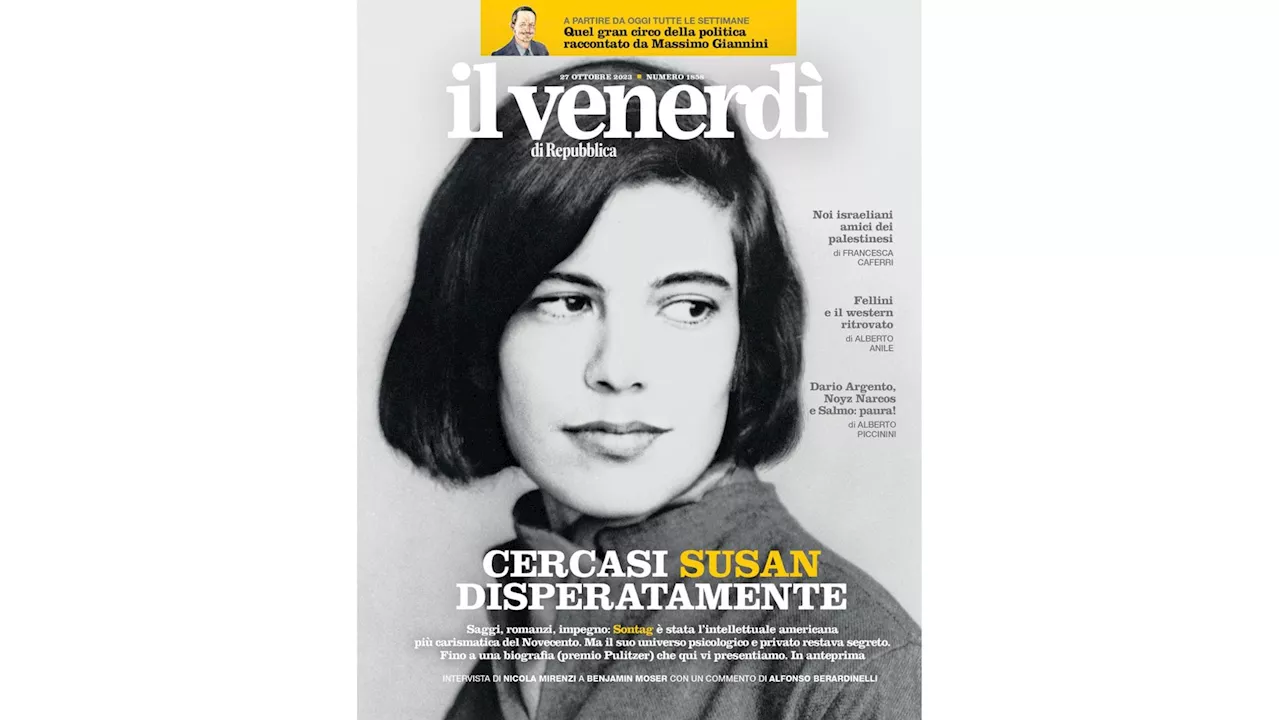 Sul nuovo Venerdì: alla riscoperta di Susan Sontag