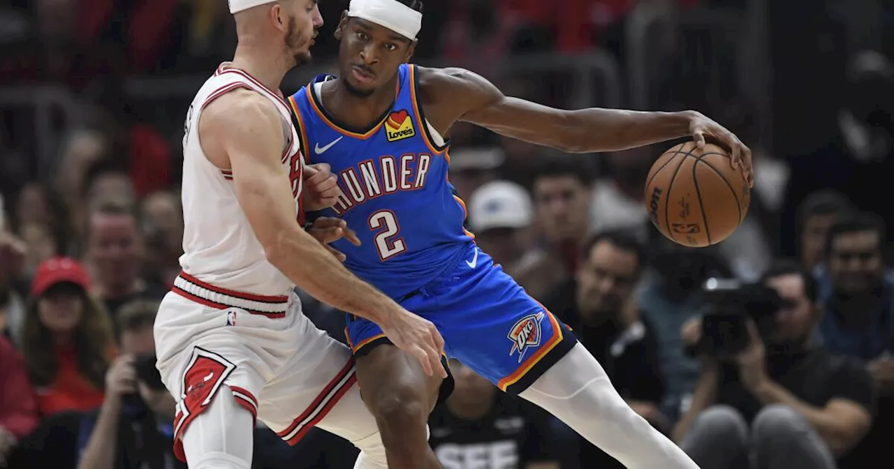 Gilgeous-Alexander anota 31 puntos; Thunder doblega 124-104 a Bulls