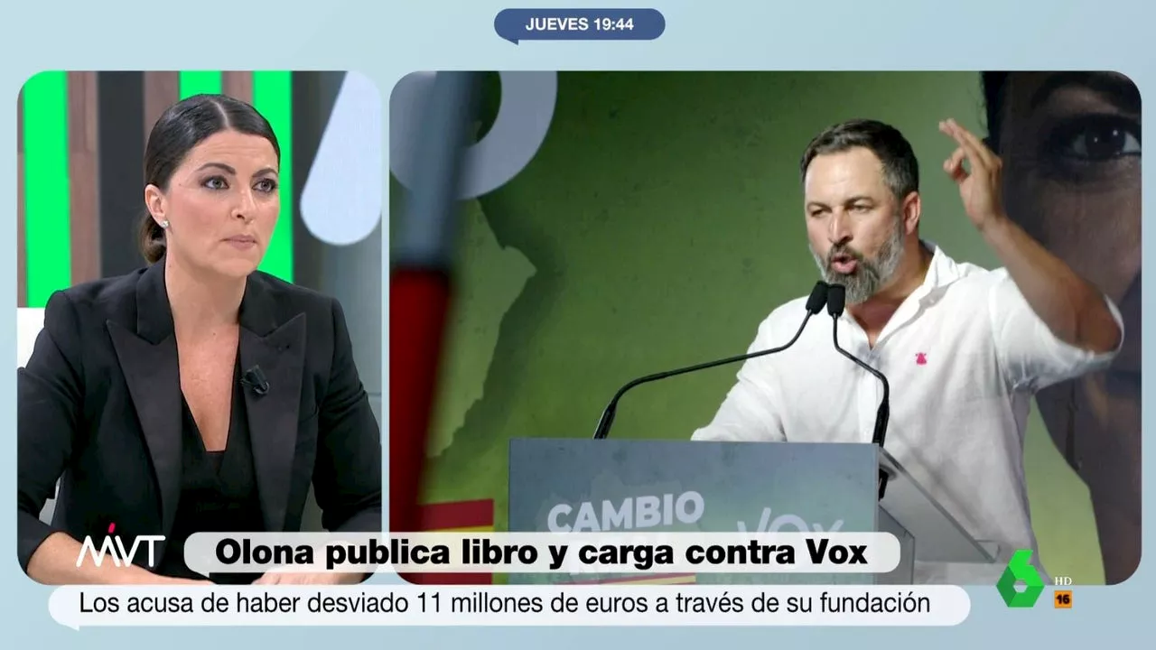 Olona reta a Vox tras acusar al partido de desviar dinero público: 'Que me lleven a los tribunales si est