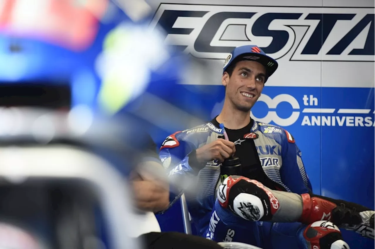 Alex Rins (Suzuki/4.) überrascht sich selbst