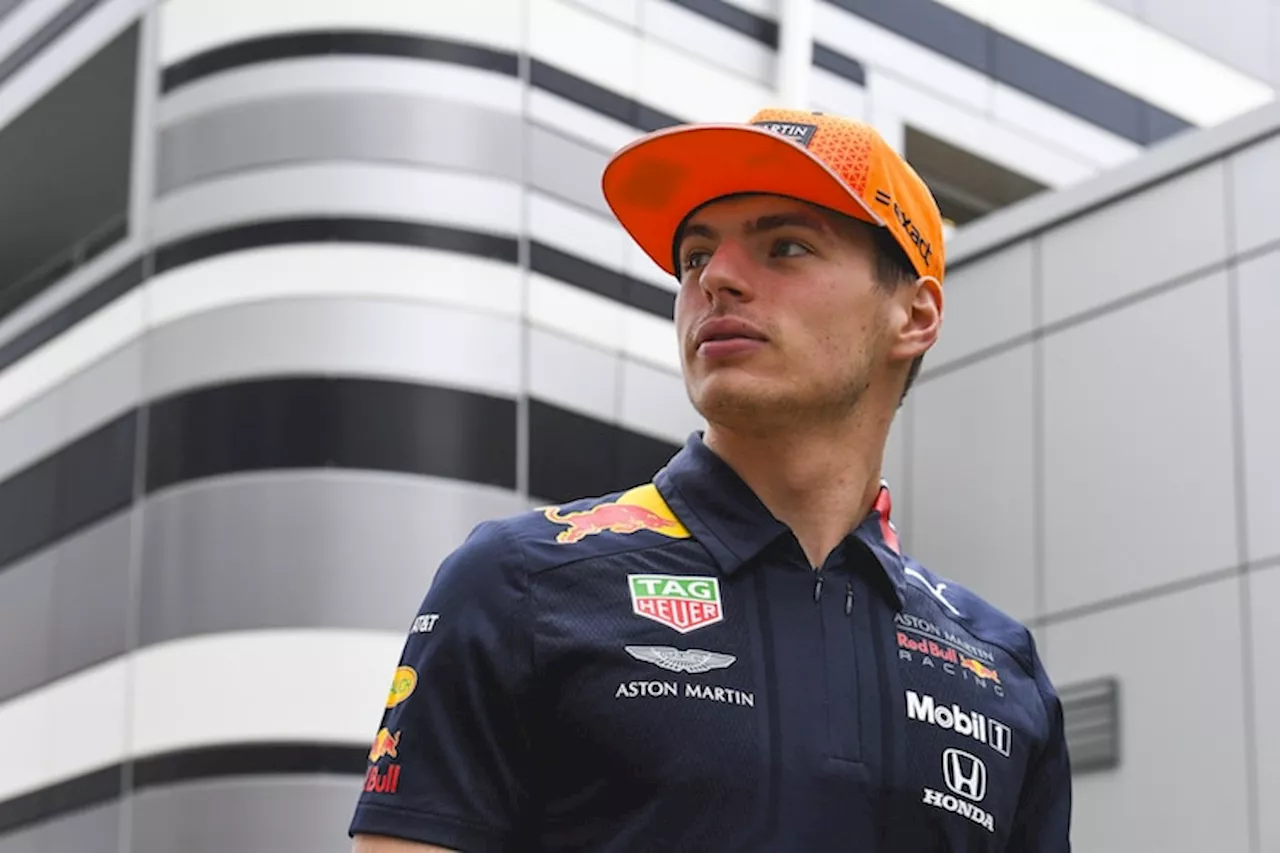 Max Verstappen (Red Bull): Strafe, aber gute Laune