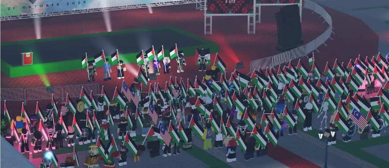 Meet the Malaysian streamer rallying gamers on a march for Palestine on Roblox