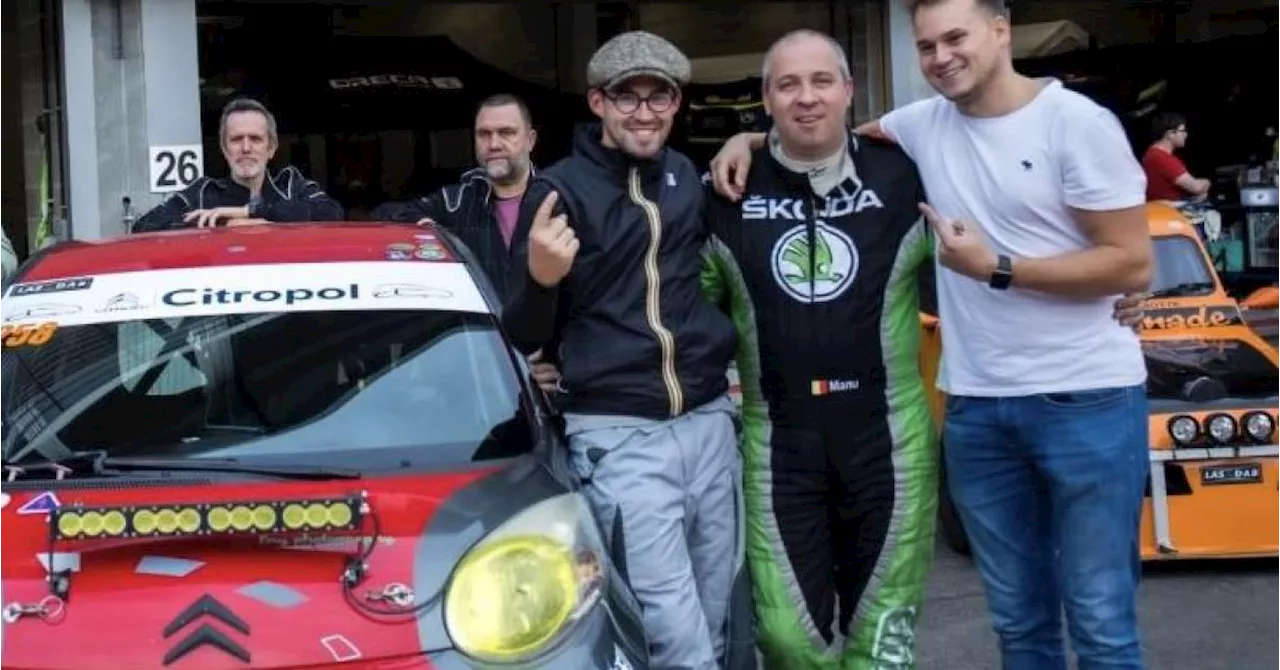 Deuxième place pour Manu Canal-Roblès (Marchin) aux 24H 2CV/C1 à Spa-Francorchamps: «Je ne m’étais jamais