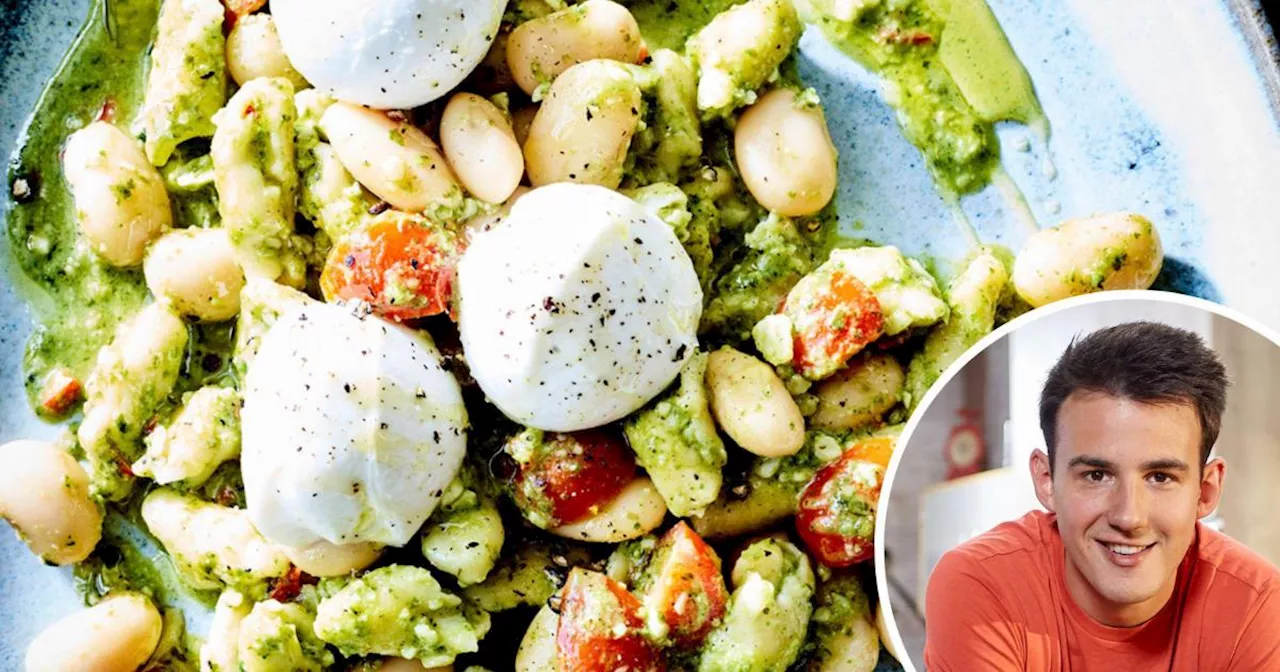 Loïc fou de cuisine: sa recette des cavatellis au pesto et mozzarella fumée