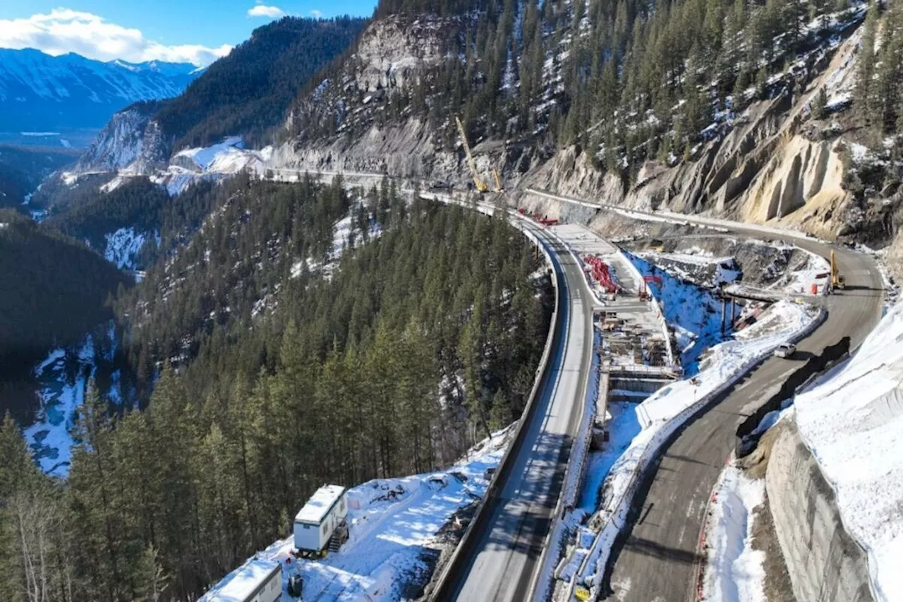 Kicking Horse Canyon project on Trans-Canada Highway completed