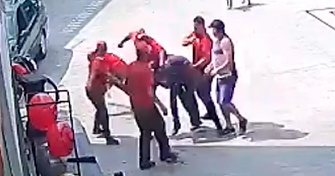 Frentistas reagem a assalto e espancam homem em posto de combustíveis em SP; vídeo