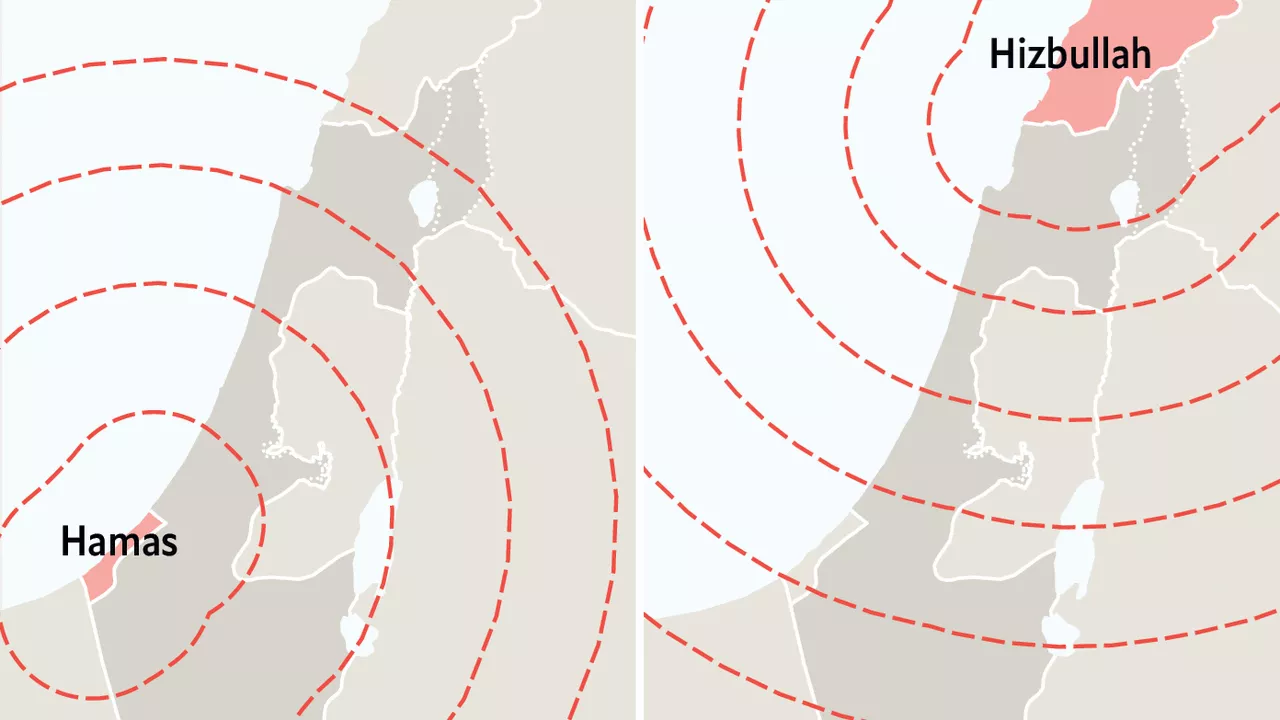 The firepower of Iran-backed militias, in maps