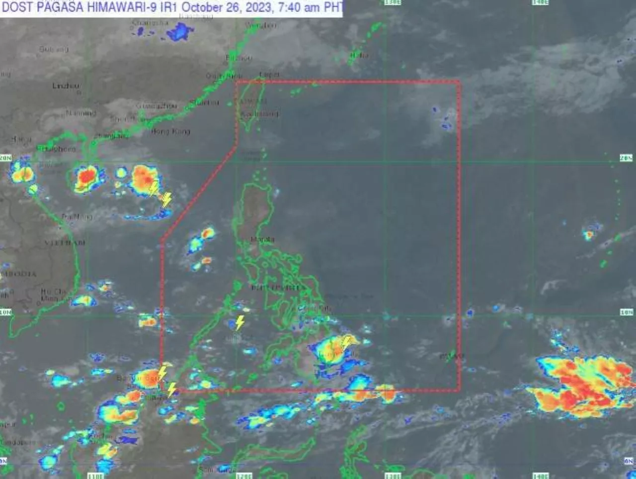 Pagasa monitors cloud clusters over Mindanao that may form into LPA