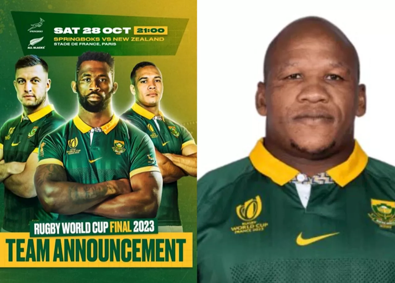 ‘Bomb Squad’: Springbok fans react to players announced in final