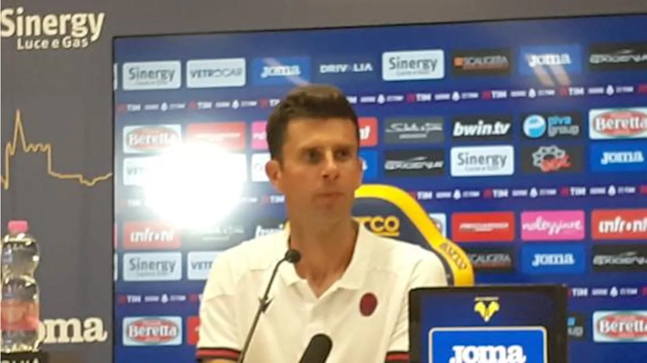 - Bologna, Thiago Motta: 'Possiamo migliorare in tutto, Orsolini è fantastico'