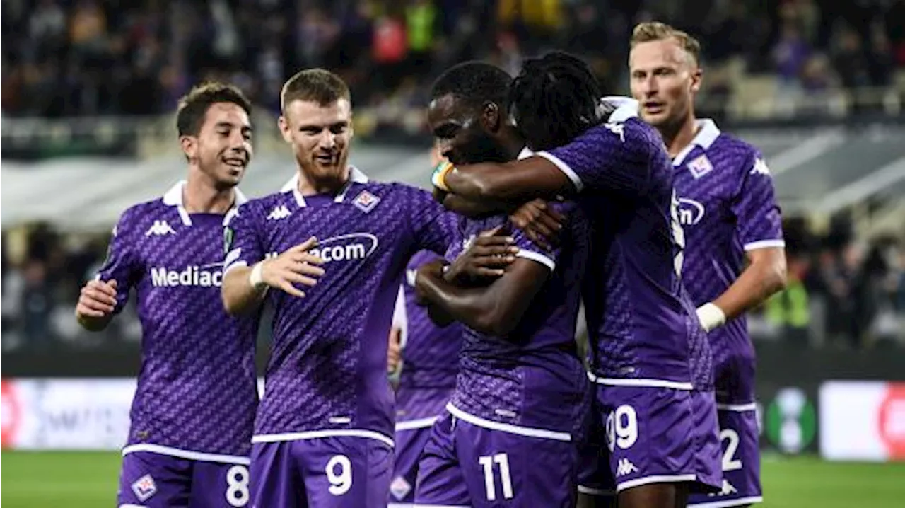 Fiorentina-Cukaricki 6-0: la cronaca, le pagelle, il tabellino e la classifica del Gruppo F