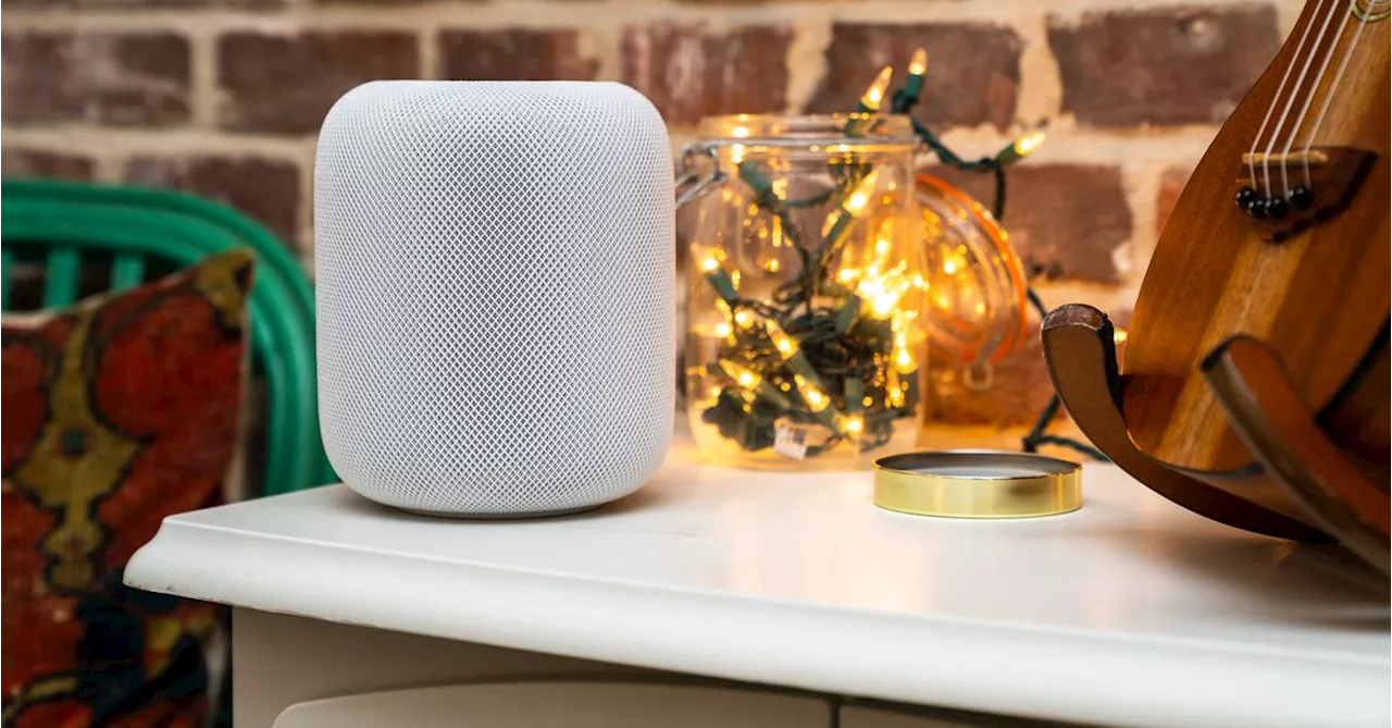 Apple’s second-gen HomePod in white is $20 off right now