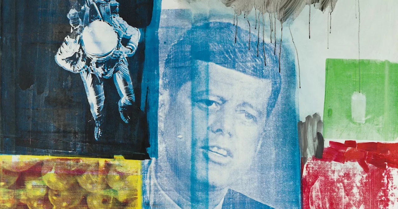 Robert Rauschenberg wanted to make an homage to JFK. It turned into a memorial.