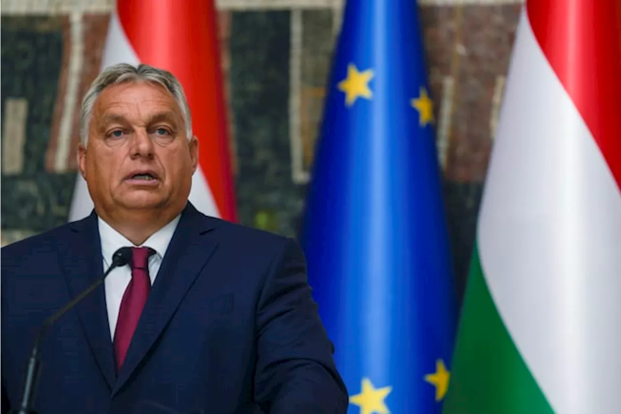 Fresh off a hearty Putin handshake, Orban heads into an EU summit on Ukraine