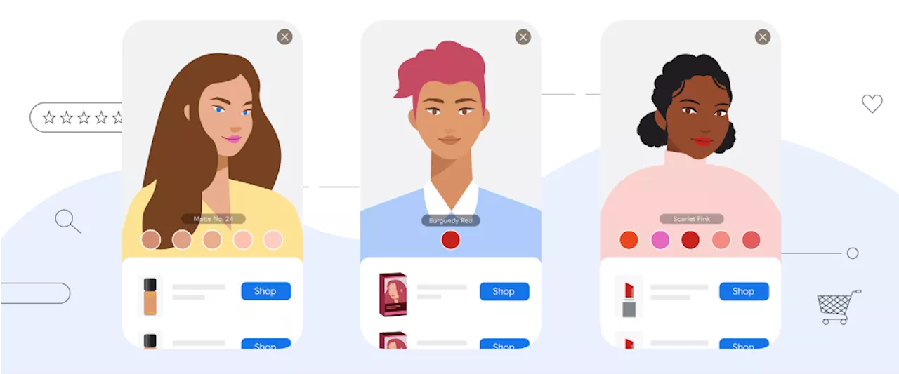 Google’s Beauty AR Adds Hair Color, Foundation Try-ons, Ads