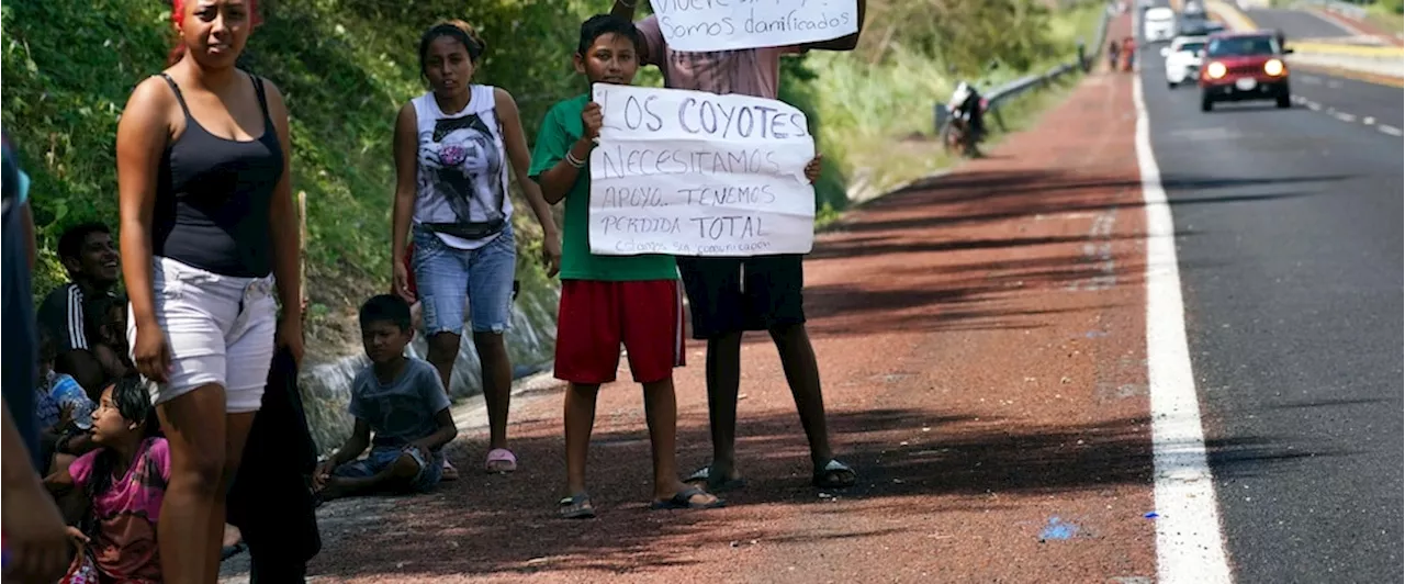 Desperate Acapulco residents demand government aid days after Hurricane Otis