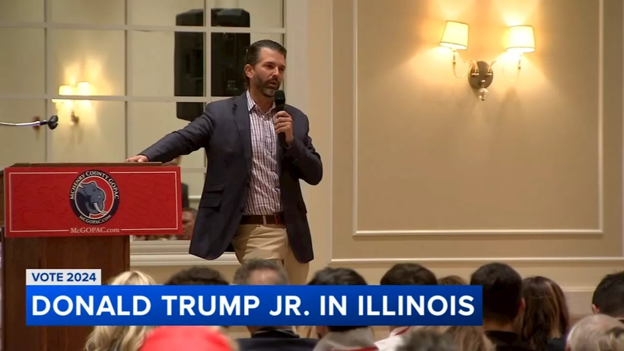 Donald Trump Jr. visits Addison for father's 2024 presidential campaign