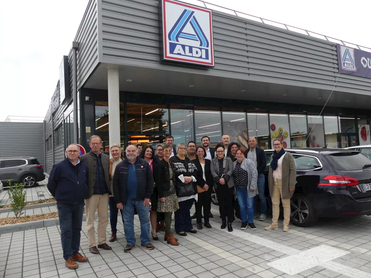 Aldi a inauguré son nouveau supermarché 'vert', à La Suze-sur-Sarthe