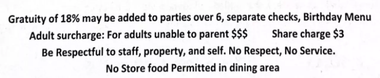 Georgia restaurant’s $50 surcharge for ‘adults unable to parent’ loud kids goes viral