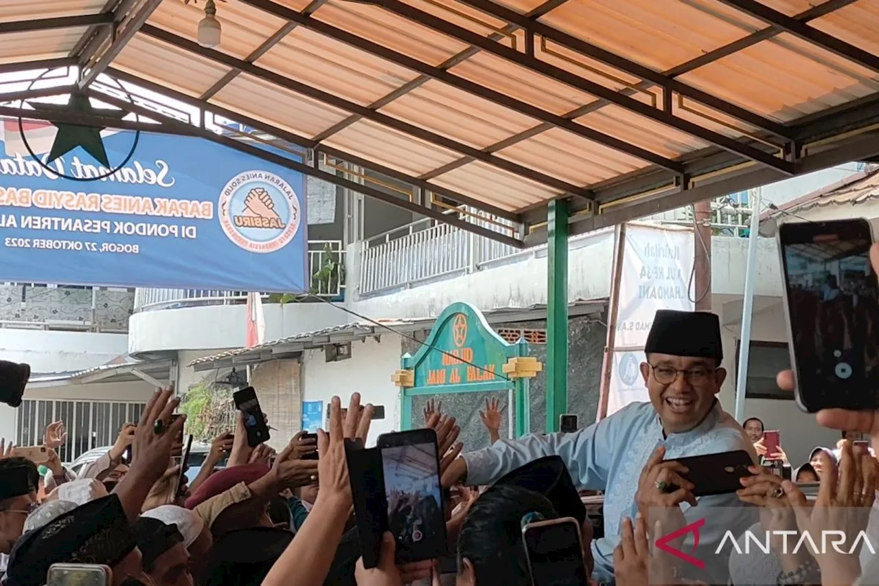 Anies Baswedan dapat doa santri Pesantren Al Falak jadi presiden