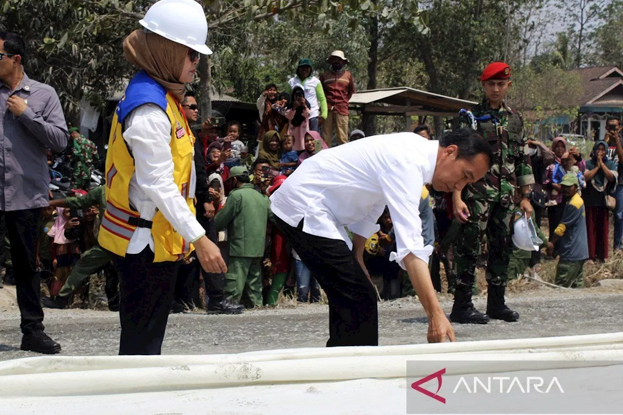 Presiden sebut kualitas jalan Inpres Jalan Daerah Lampung tahan lama