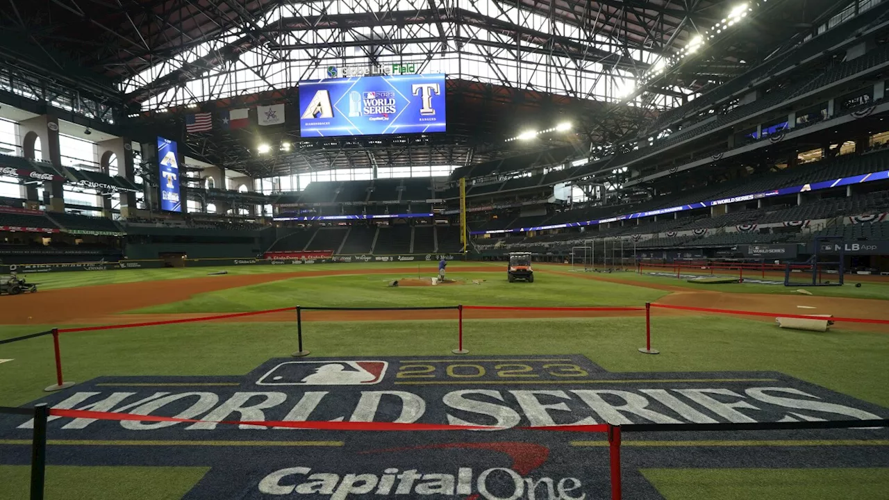 Globe Life Field roof closed for World Series opener between Texas and Arizona