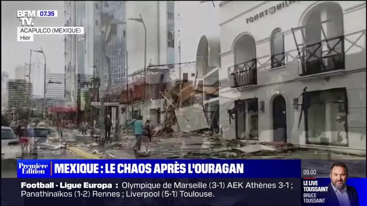 Mexique: la ville d'Acapulco méconnaissable après le passage de l'ouragan Otis