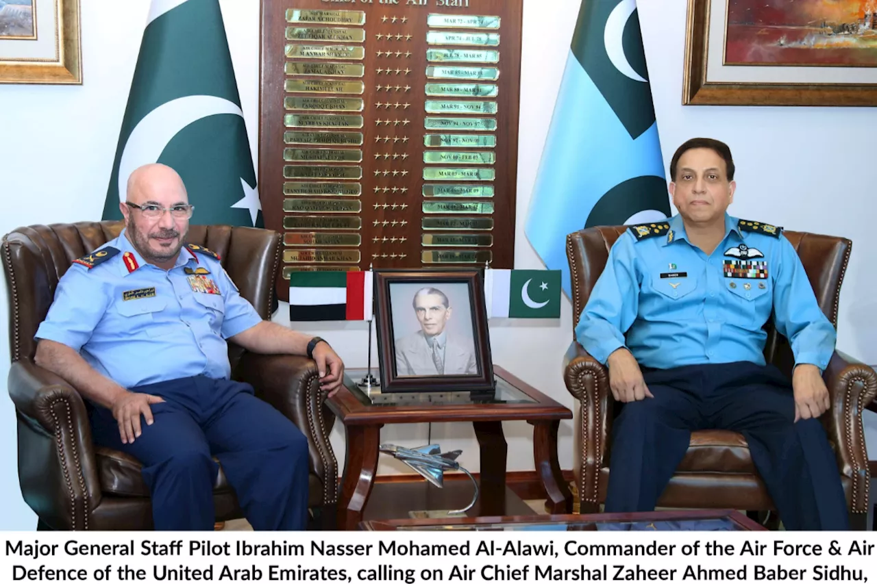 Commander of Air Force & Air Defence UAE calls on Air Chief