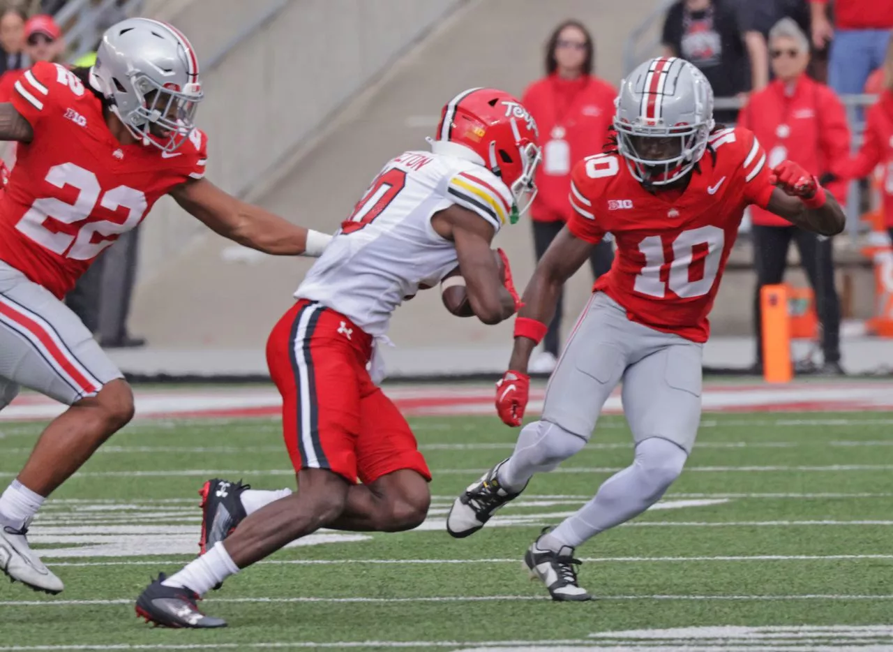 Which Ohio State football starters previously out with injury made the Wisconsin trip?