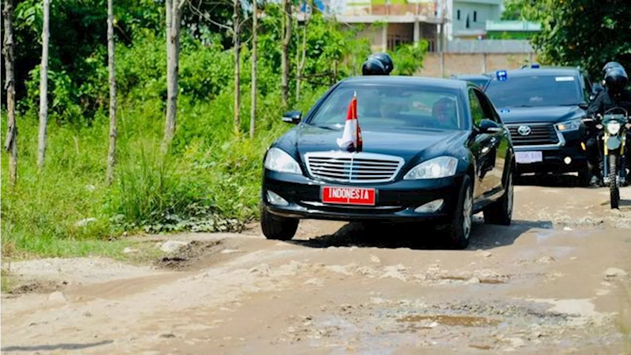 Jokowi Cek Lagi Jalan 'Dajjal' Viral di Lampung, Ini Hasilnya