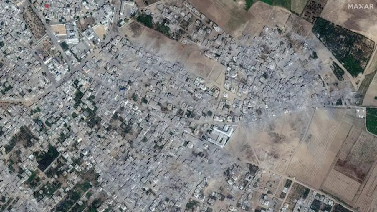 Potret Terkini Gaza Melalui Satelit, Seperti Kota Mati