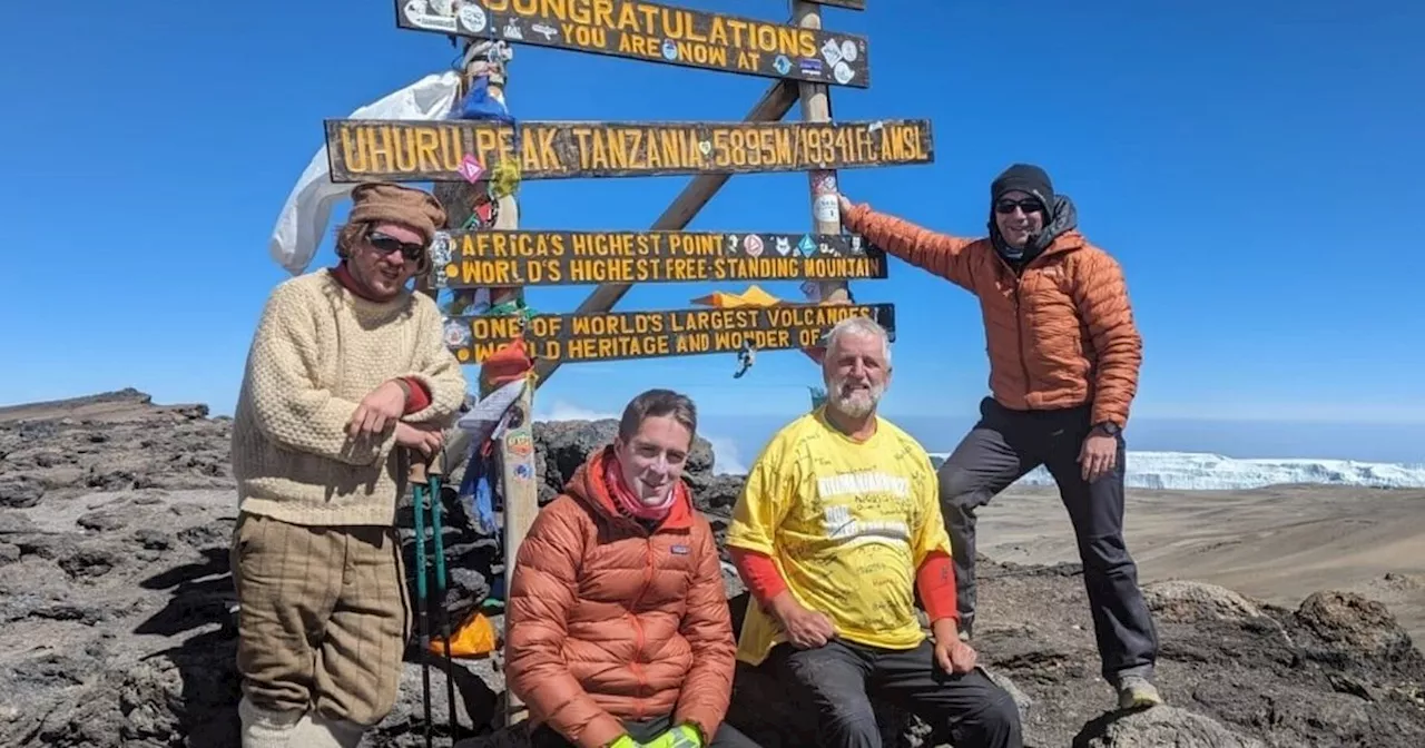 Dedicated fundraiser (69) celebrates birthday on Mount Kilimanjaro summit