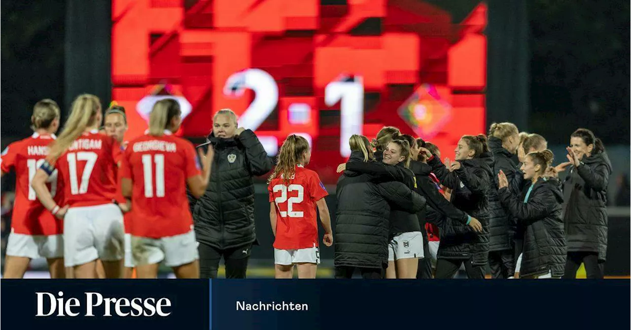 Österreichs Frauen-Fußball-Nationalteam feiert ersten Sieg in der Nations League