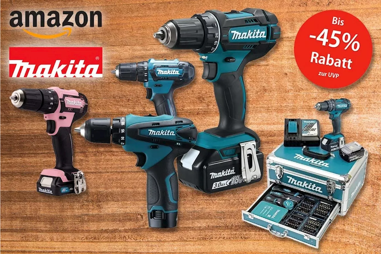 Makita Akkuschrauber Top Elektrowerkzeug Deals: Bis zu 45% Rabatt in Amazon Angeboten