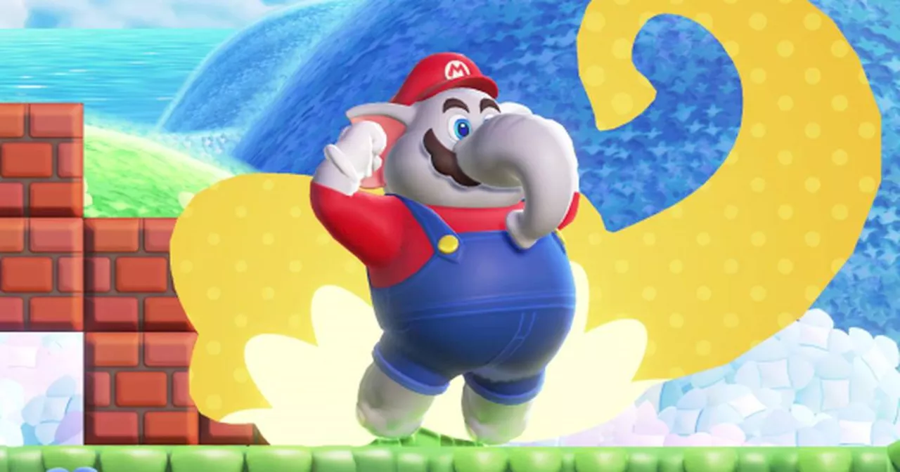 Super Mario Bros. Wonder: Nintendo sacará a Mario Elefante en un peluche que todos podremos comprar