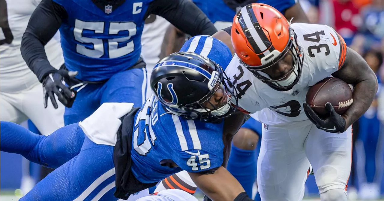 Jerome Ford practices for Browns, Ford &amp; Marquise Goodwin questionable for Sunday