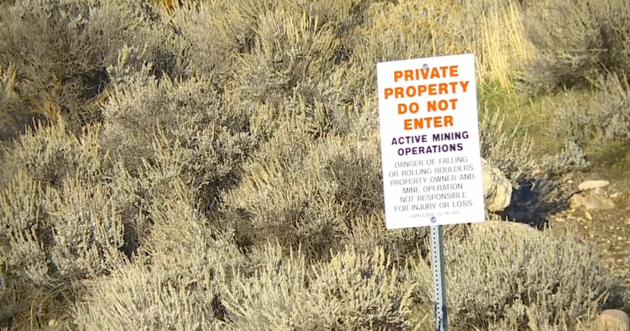 Fence installation divides community in Willard Canyon, mining continues