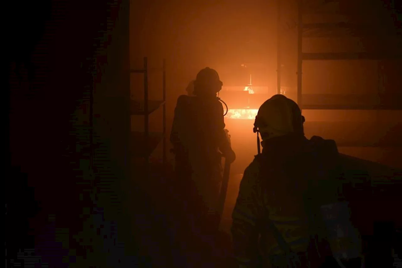 Incendie dans un entrepôt de châtaignes en Ardèche