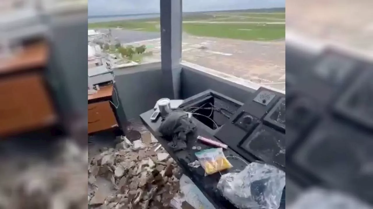 Surgen imágenes jamás vistas del Aeropuerto de Acapulco devastado por “Otis”