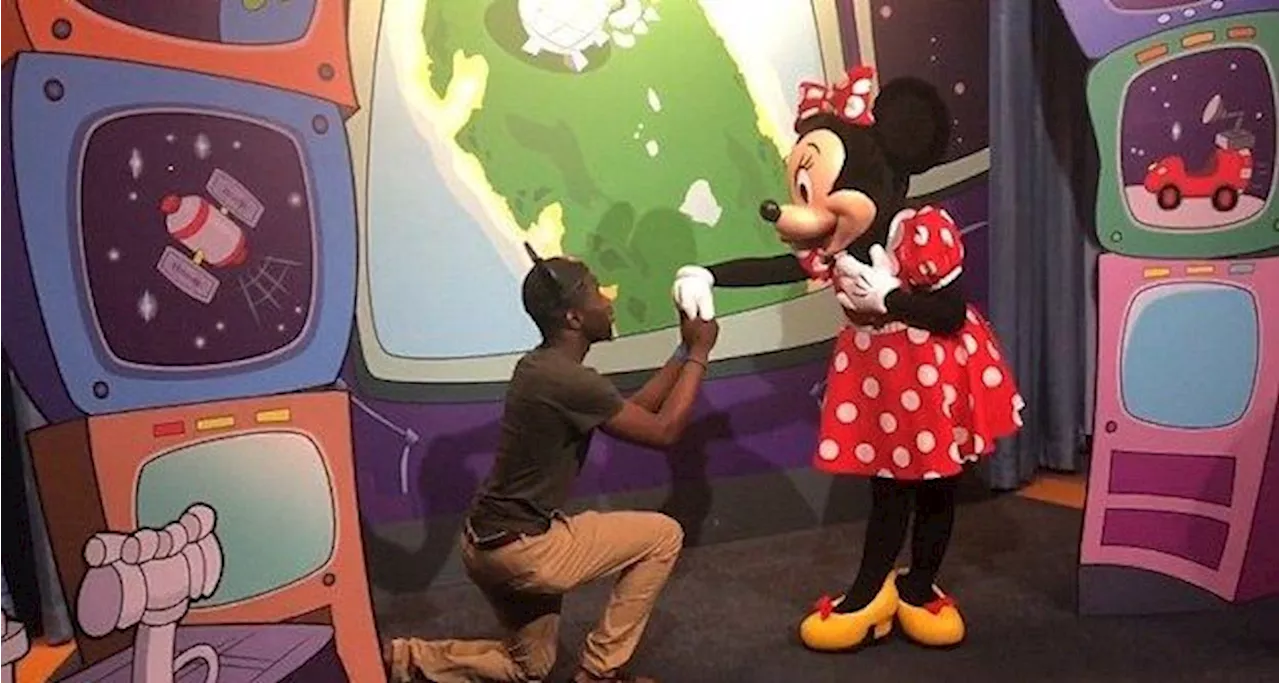 Someone proposed to Minnie Mouse, and Mickey was pretty PISSED