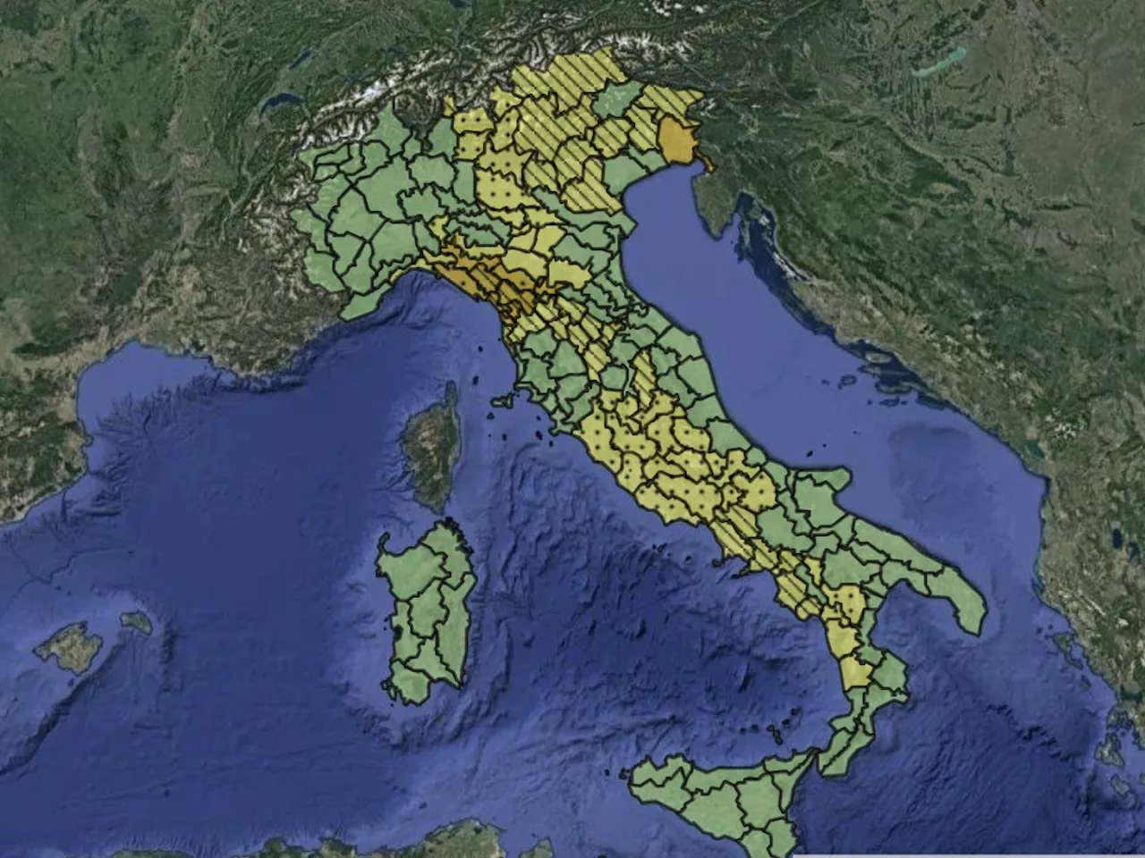 Allerta meteo sull'Italia: ecco le Regioni coinvolte