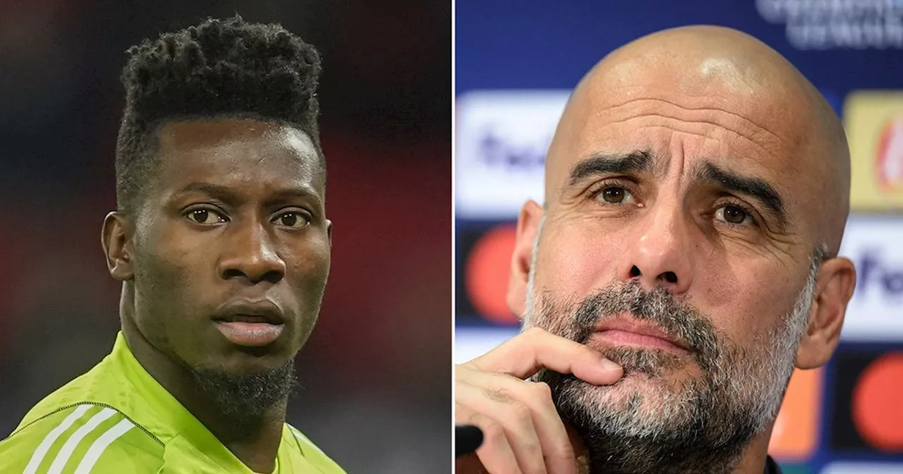 Guardiola gives Onana verdict as Man City set to face under-fire Man Utd keeper